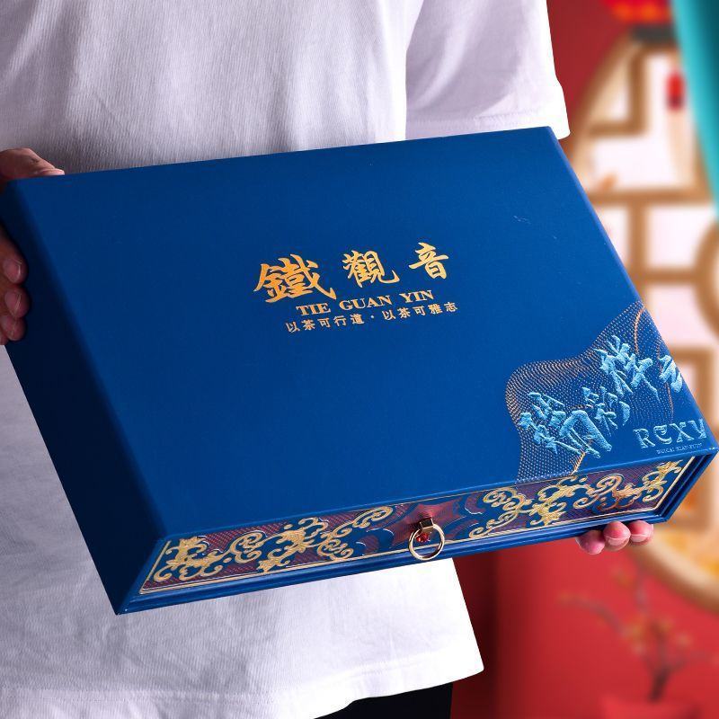 安溪浓香型铁观音茶叶礼盒装绿茶1725新茶兰花香包邮