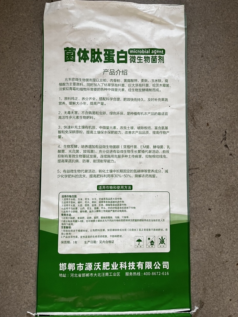 菌体肽蛋白微生物菌剂每克10亿菌厂家直销