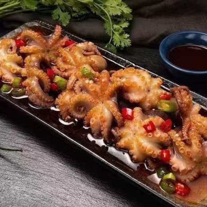 章鱼(去肉脏，盐磨八爪鱼)