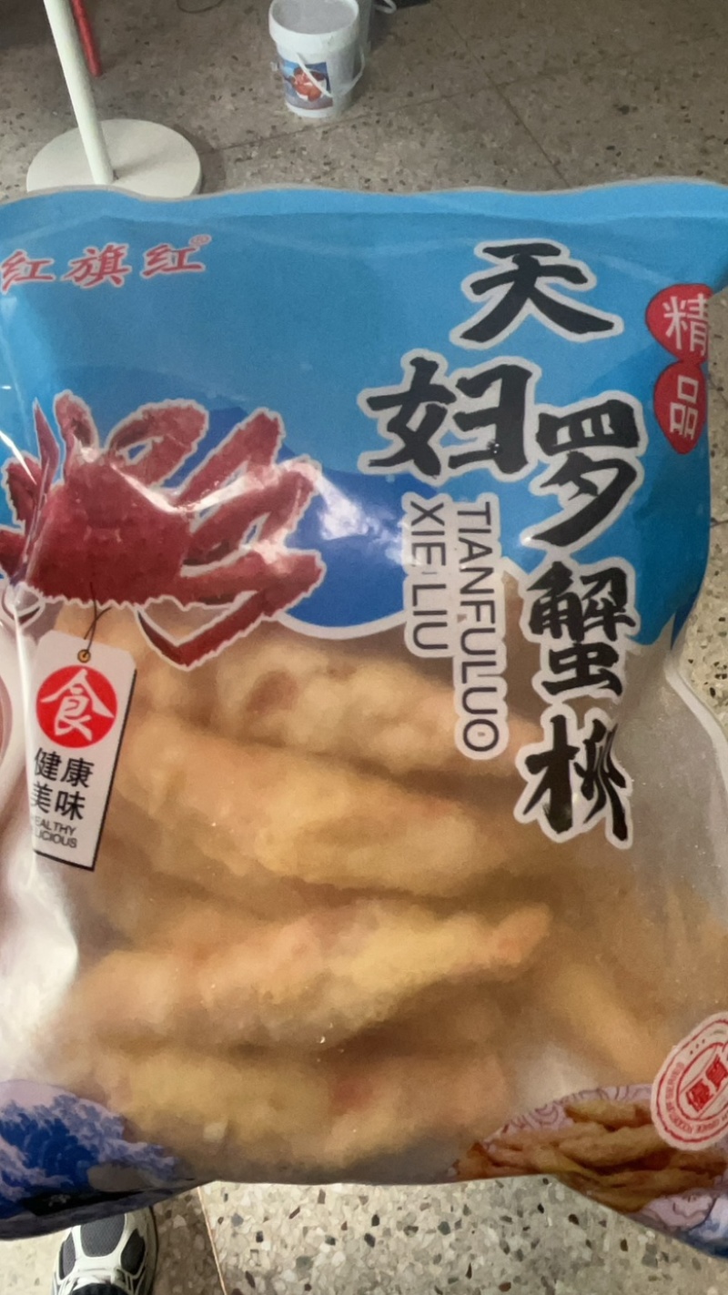 天妇罗蟹柳日式寿司油炸小吃半成品速食天妇罗蟹棒蟹柳蟹肉