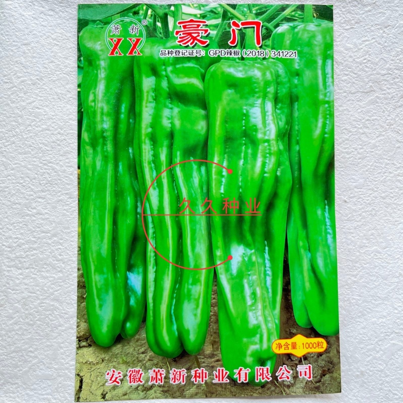 豪门辣椒种子薄皮大果泡椒种籽芜湖椒更耐热皱皮椒苏椒类型
