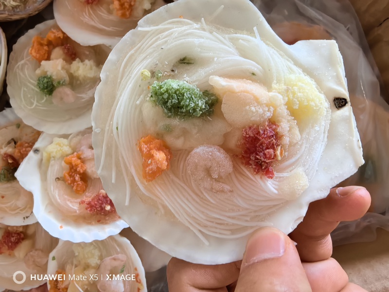 蒜蓉粉丝小蚌仔10个冷冻水产天鹅蛋贝类大蛤蜊半成品自助烧