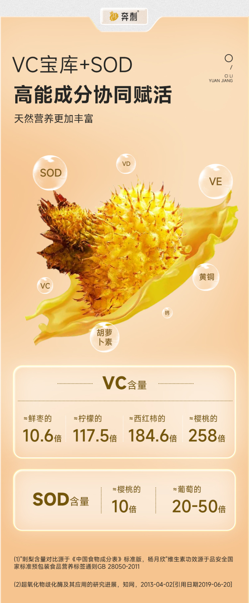 贵州特产维C**奔刺刺梨果汁，东方甄选主推爆火！