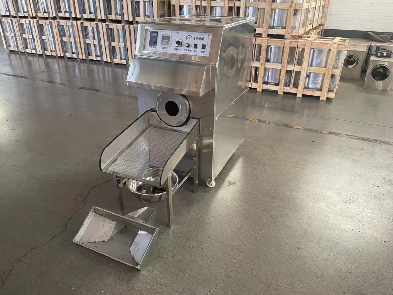 电磁炒货机滚筒式多功能炒板栗机商用电磁炒瓜子花生机器