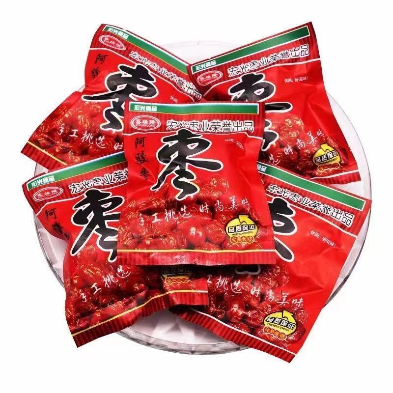 小包装阿胶枣金丝蜜枣无核煮粥煲汤休闲零食枣粽子蜜饯批发