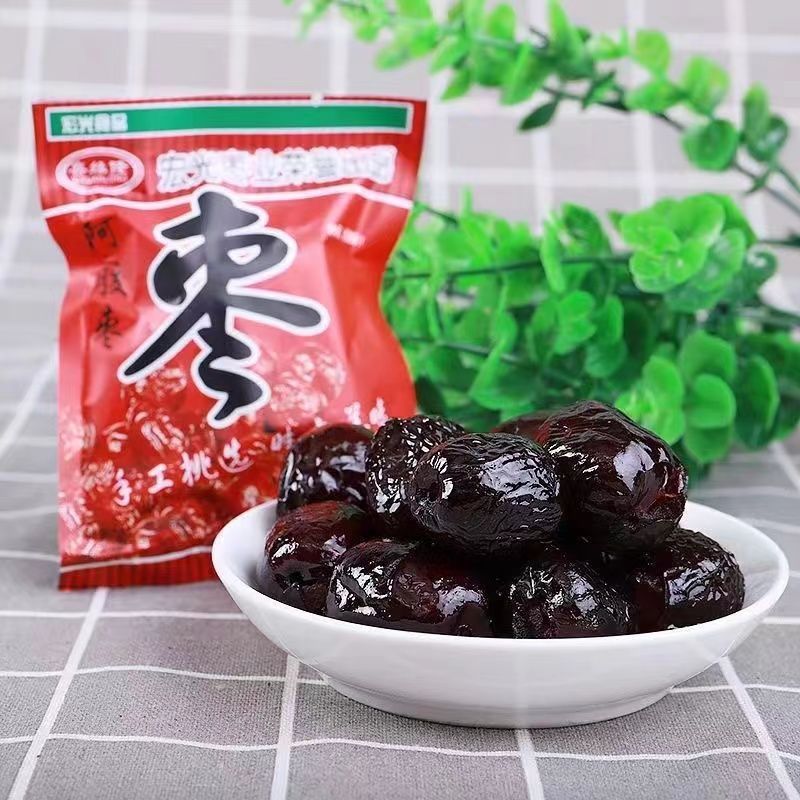 小包装阿胶枣金丝蜜枣无核煮粥煲汤休闲零食枣粽子蜜饯批发