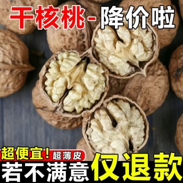 2024云南纸皮核桃新货薄壳野生薄皮山核桃坚果零