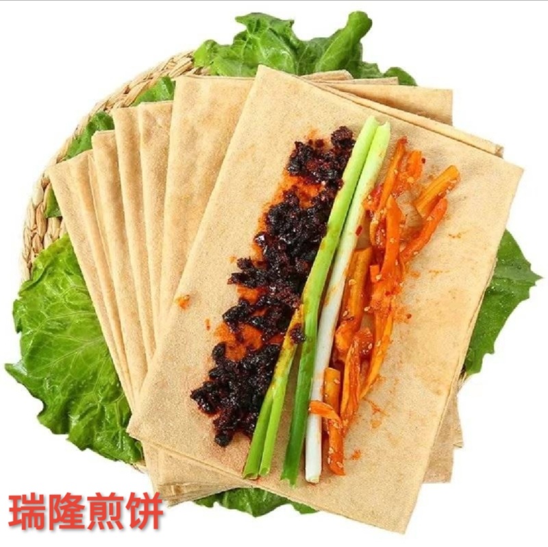 煎饼口味规格多样一手货源现做现发欢迎老板电联