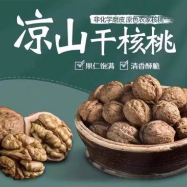 四川大凉山核桃干核桃老人小孩孕妇及经常用脑人群适合。