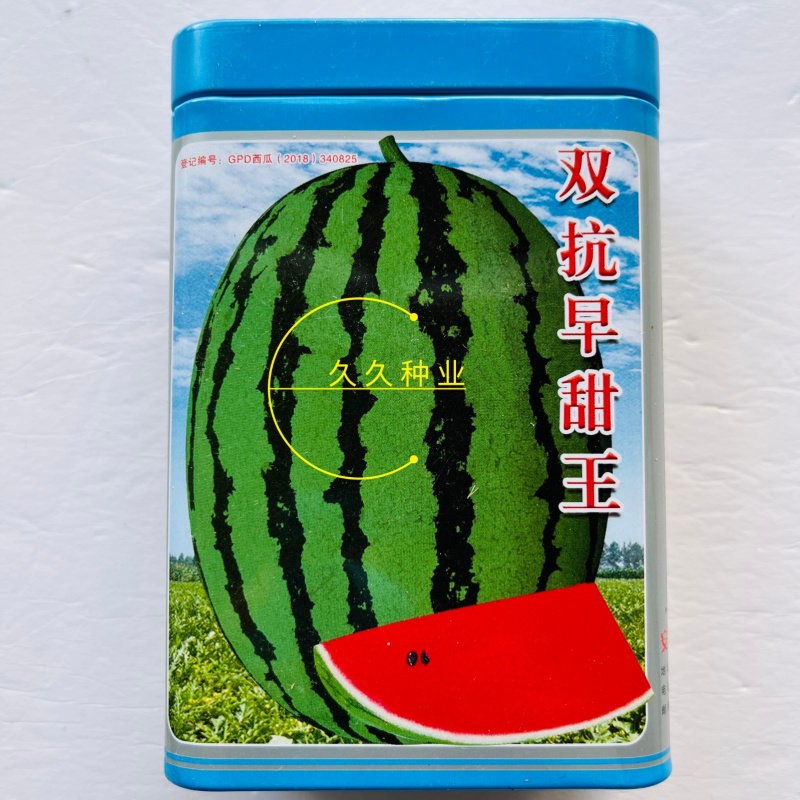 双抗早甜王种子早熟易坐果耐重茬大红瓤品质佳西瓜种籽大棚瓜