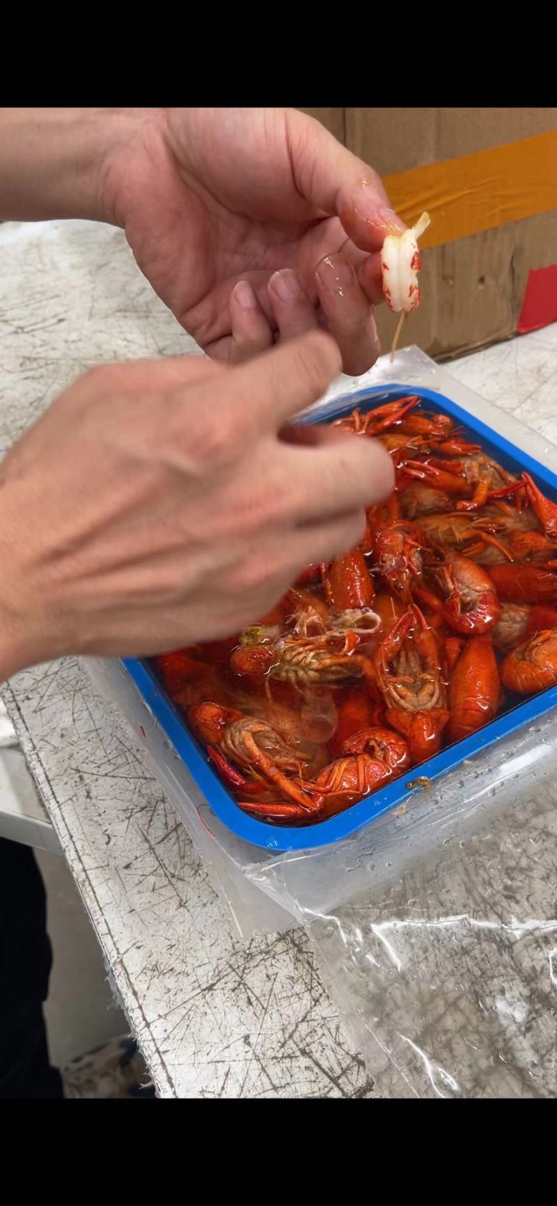 液氮小龙虾，活虾急冻，肉质Q弹，厂家直发品质保证！