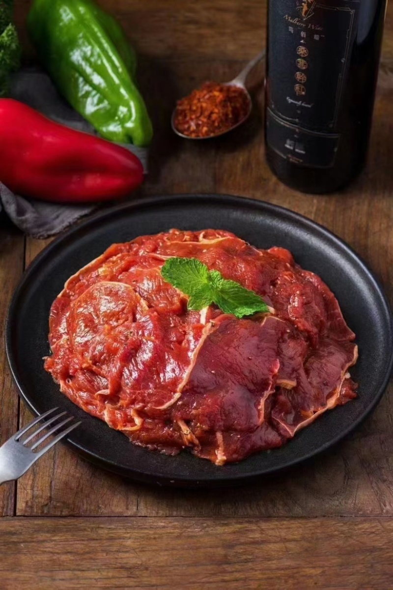 滑嫩牛肉，麻辣牛肉，嫩滑爽口有嚼劲，适合火锅店商超中餐店