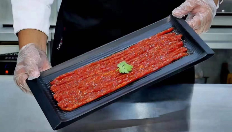筷子牛肉，操作简单摆盘好看适合火锅店串串店商超食材店的等
