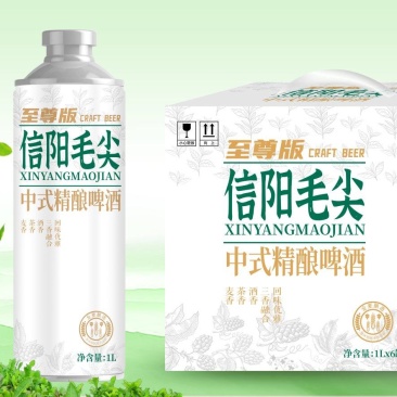 信阳毛尖精酿啤酒，茶啤酒。精酿啤酒。厂家招商。支持定做