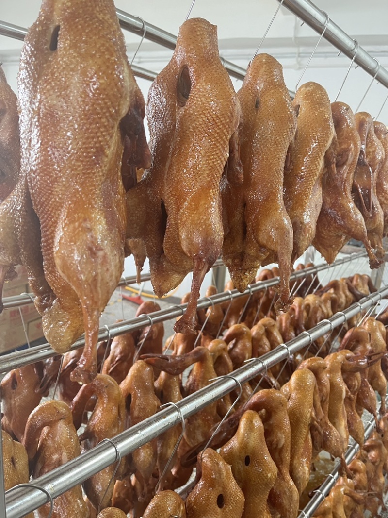卤鸭子整只全熟50斤一箱饭店食堂跑江湖卤味熟食