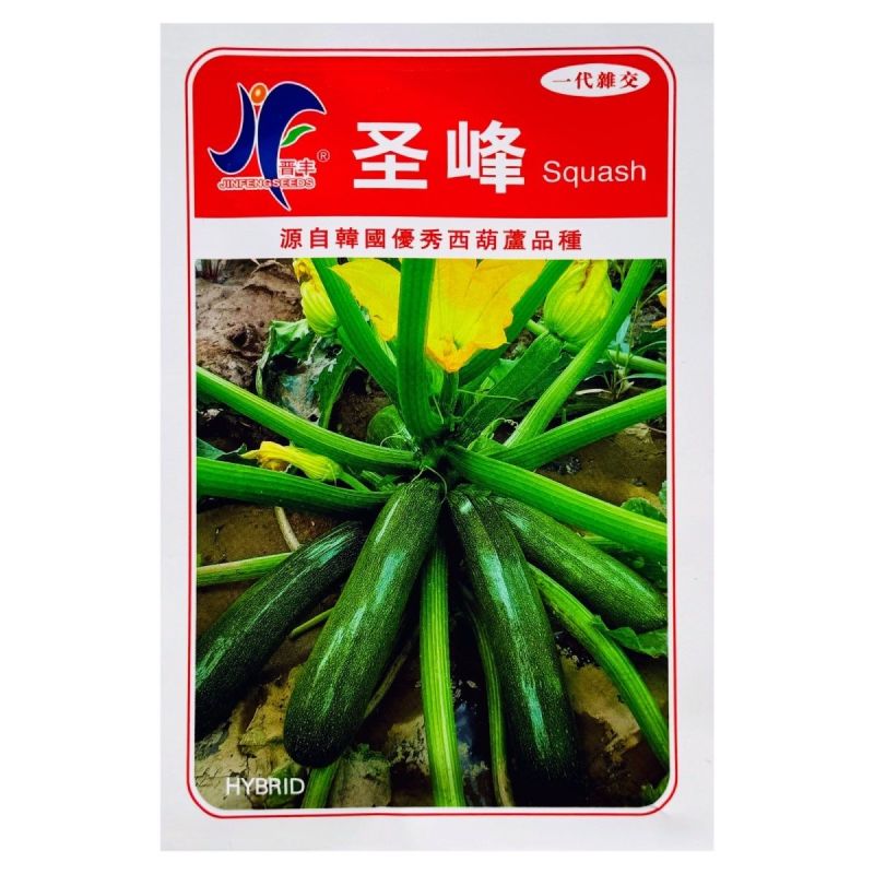 圣峰稀有特色西葫芦种子墨绿一代杂交墨玉深绿西葫芦种籽高产