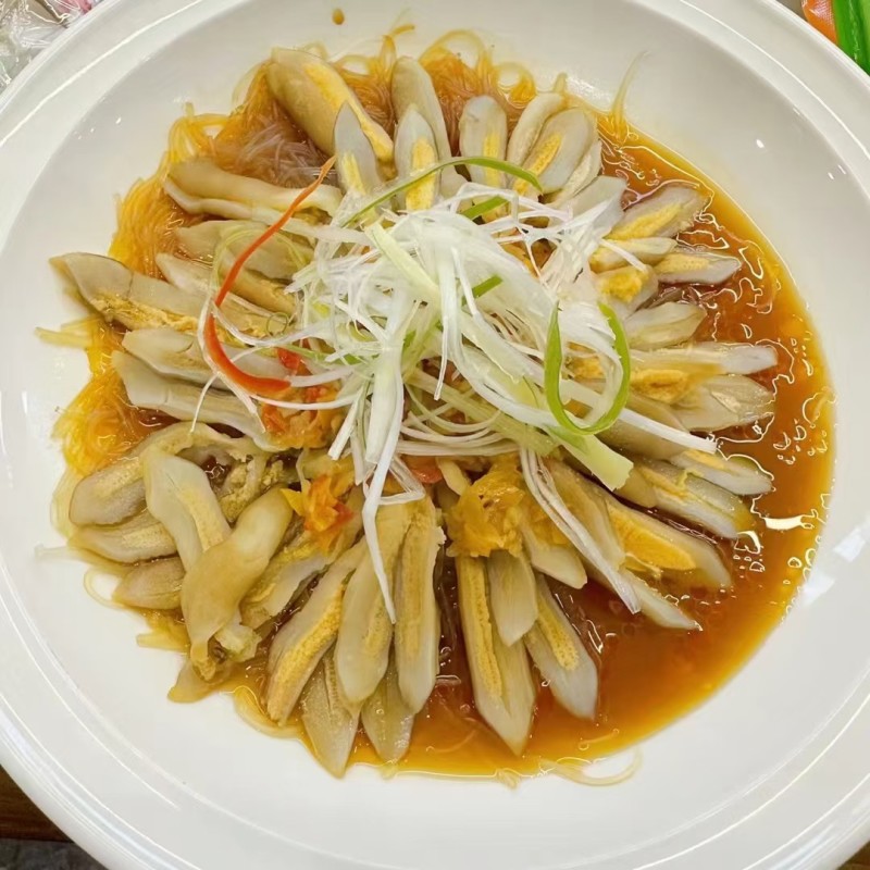 开边蛏子王200g*24盘精选去脏竹蛏子竹蛏王海蛏子头
