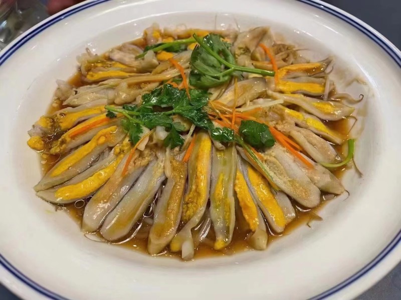 开边蛏子王200g*24盘精选去脏竹蛏子竹蛏王海蛏子头