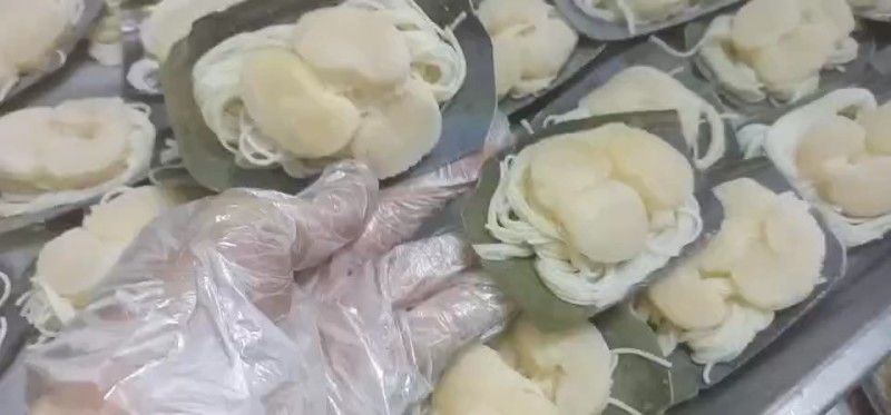 半壳粉丝带子富贵带子蒜蓉粉丝带子粉丝江瑶贝江珧贝