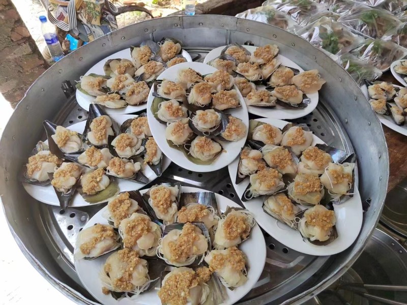 半壳粉丝带子富贵带子蒜蓉粉丝带子粉丝江瑶贝江珧贝
