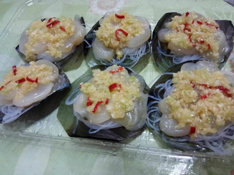 半壳粉丝带子富贵带子蒜蓉粉丝带子粉丝江瑶贝江珧贝