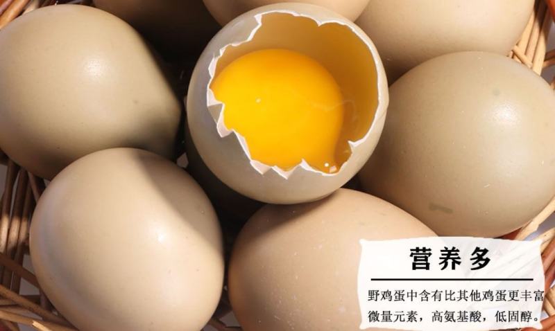 七彩山鸡蛋宝宝辅食新鲜鸡蛋土鸡蛋笨鸡蛋月子鸡蛋礼盒装整箱