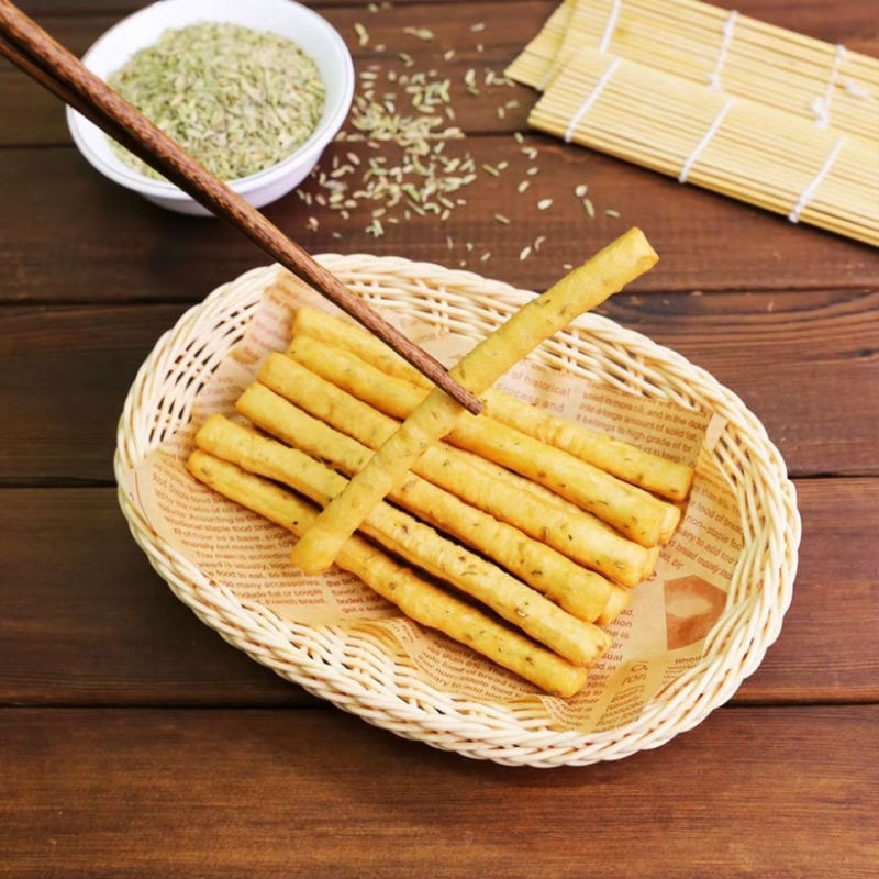 茴香小油条，咸香金黄酥脆可口，适合商超食材店农贸批发火锅