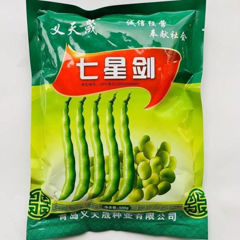 七星蚕豆种子七星胡豆中早熟结荚多不易裂荚秋季菜农播种蔬菜