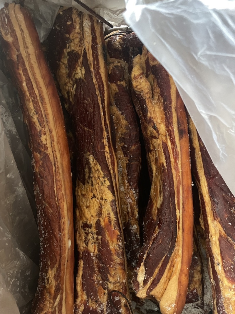 烟熏五花腊肉