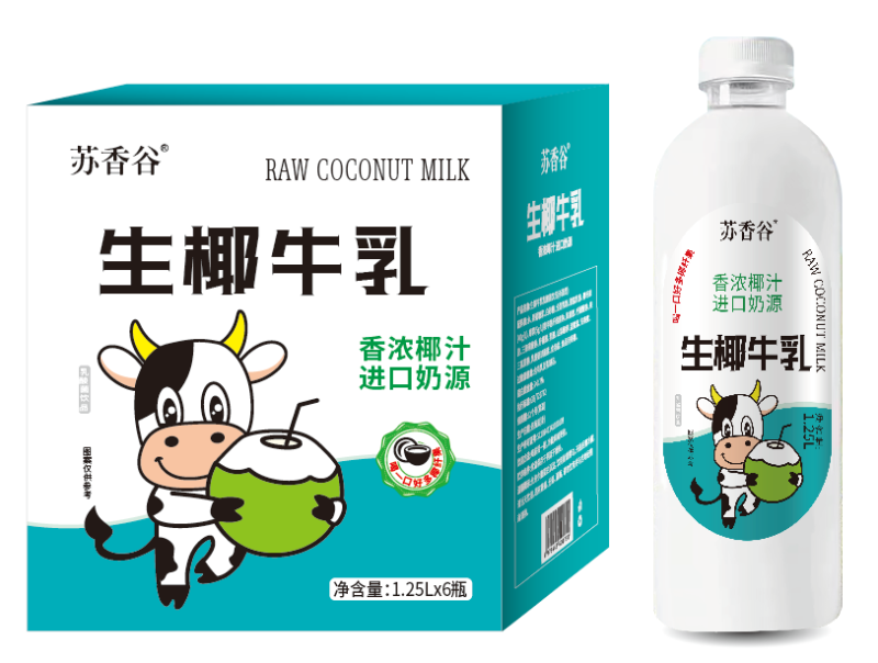 生椰牛乳，椰子汁加牛奶，口感纯高蛋白，有大小两个规格。