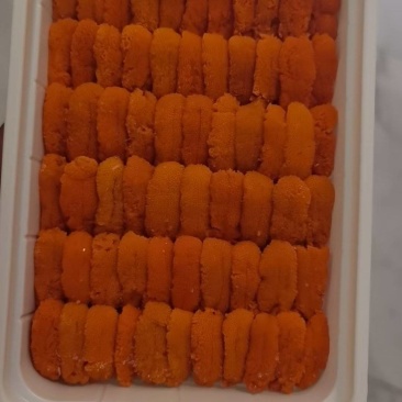 大连马粪海胆一盒装100g/盒新鲜活剥冷冻海胆肉日料