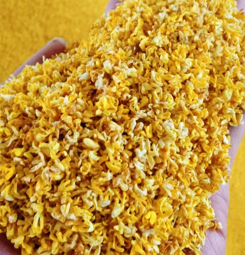 桂花干桂林特级金桂花无硫冻干微波花