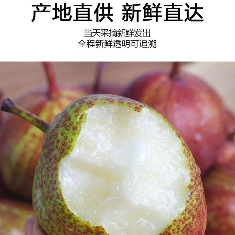 陕西彩虹梨一件代发货包邮对接各大电商平台，私域
