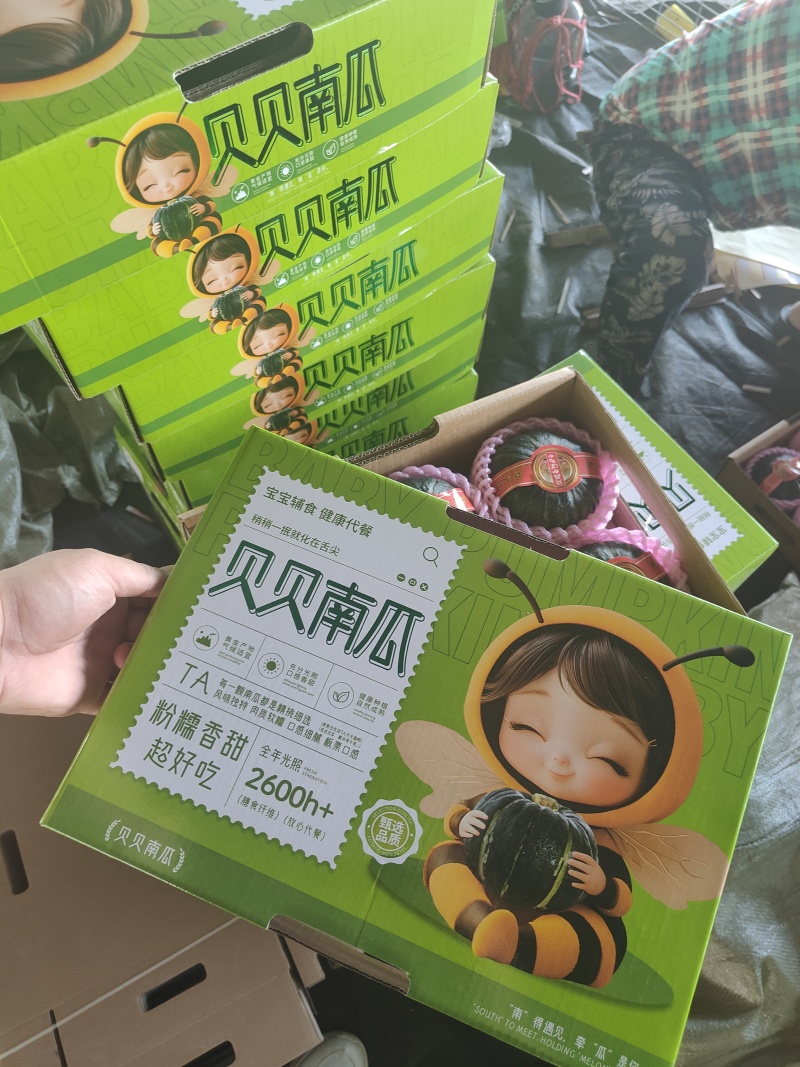 【对接档口】精品贝贝南瓜礼盒对接商超团购档口一手货源品质