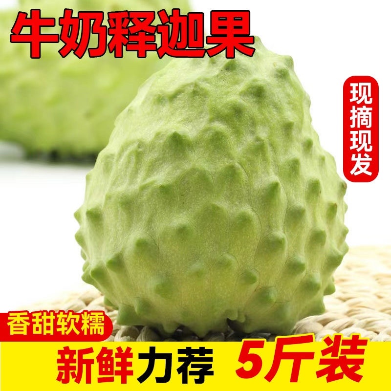 牛奶释迦果一级果电商平台一件代发零售包邮