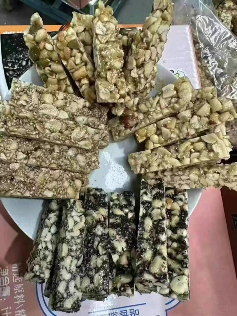 花生酥，南瓜花生酥，百芝麻花生酥，黑芝麻花生酥