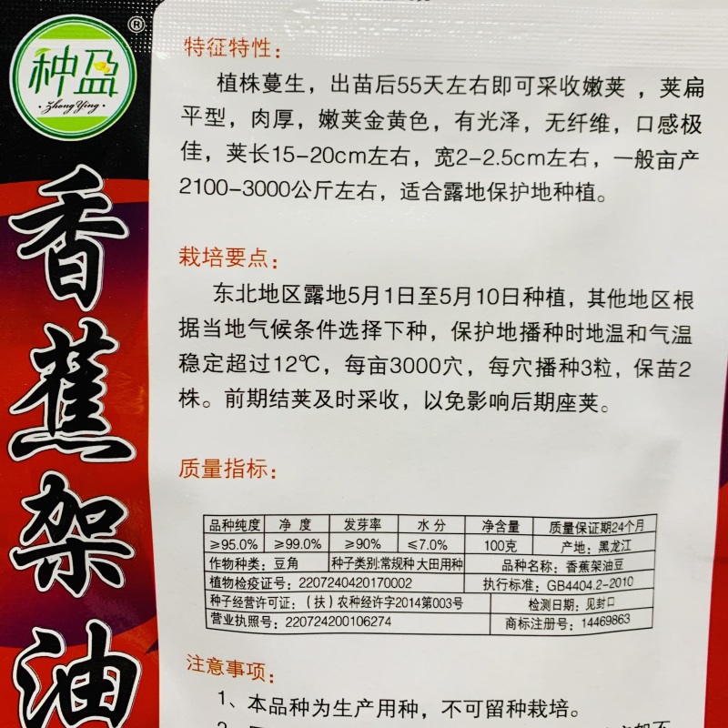 东北正宗家雀蛋豆角种子嘎嘎面肉厚清香小红鱼面豆鼓豆角种籽