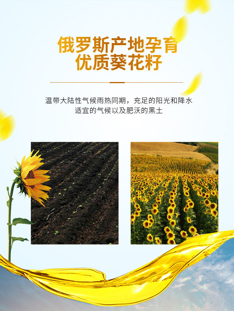 红色夏日葵花籽油