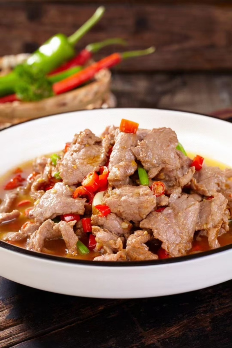小炒黄牛肉