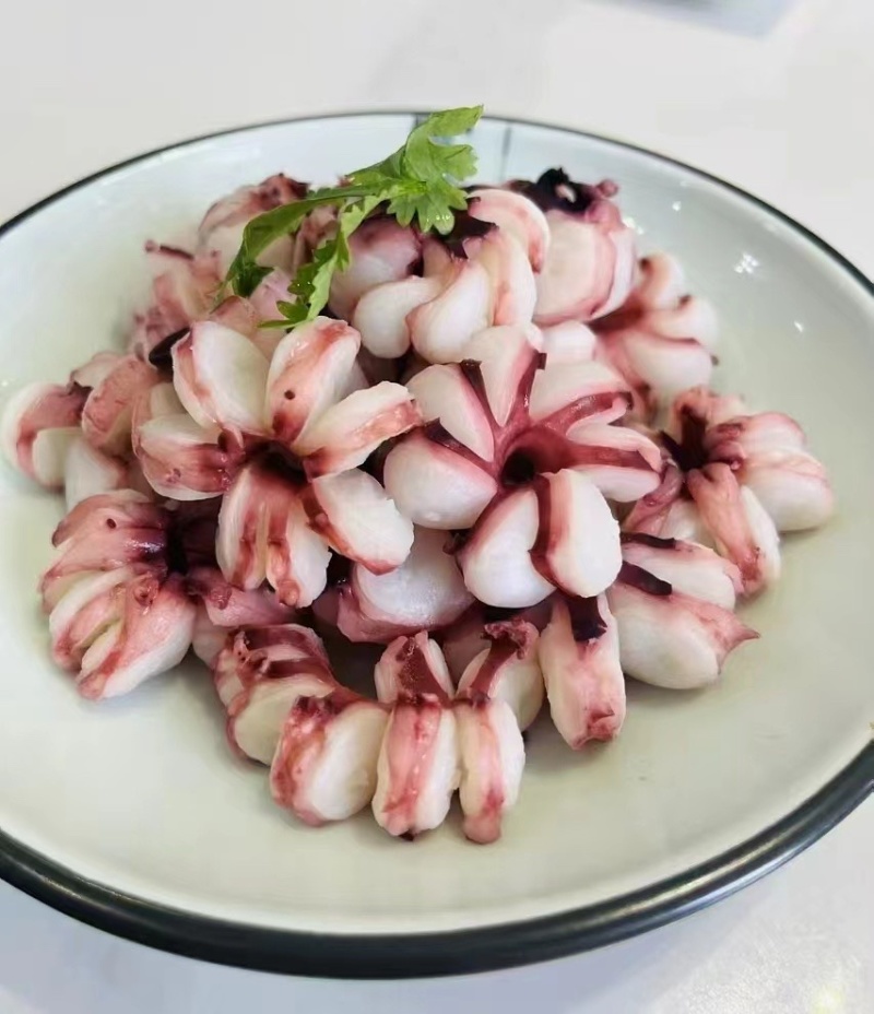 鱿鱼花花瓣鱿鱼捞汁涮火锅食材爆炒鱿鱼花海鲜批发