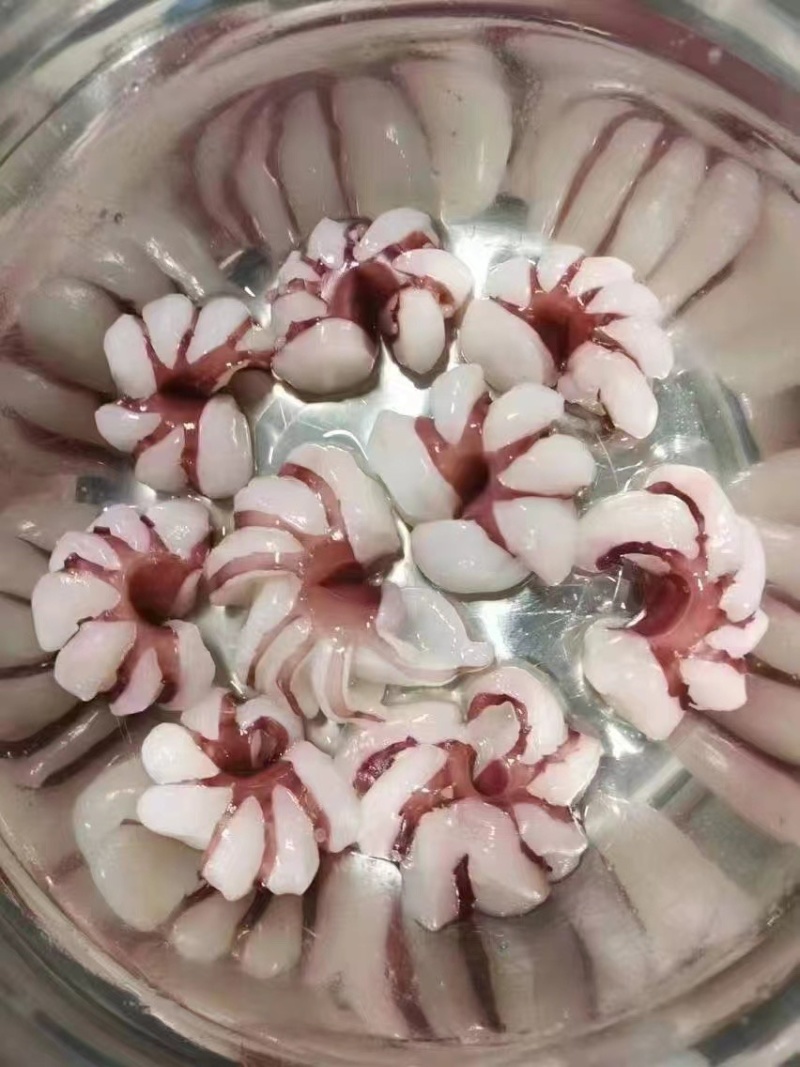 鱿鱼花花瓣鱿鱼捞汁涮火锅食材爆炒鱿鱼花海鲜批发