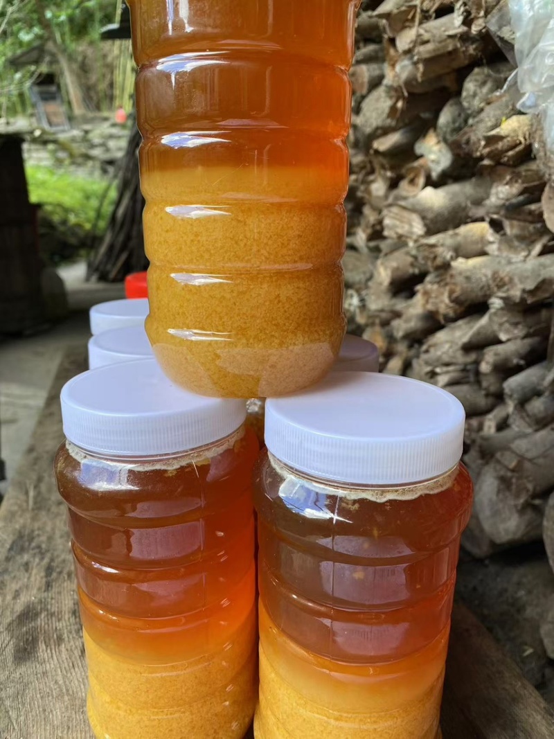 四川高山土蜂蜜蜜源种类丰富，口味醇厚欢迎咨询
