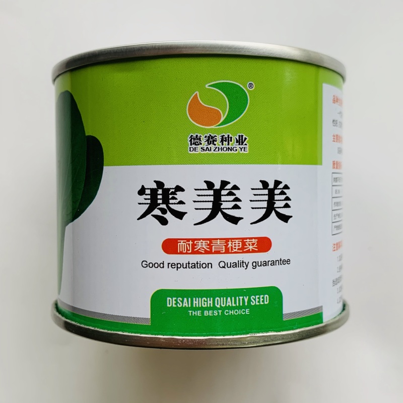 德赛寒美美青梗菜种子耐寒抗病力强青菜种子叶柄翠绿高产蔬菜