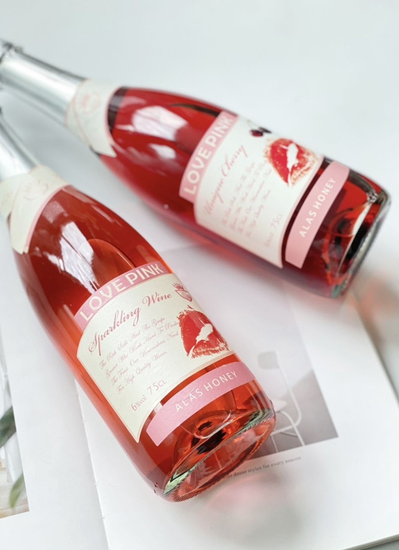 任选2瓶网红哎蜜起泡酒果酒香槟750ml气泡酒两瓶包邮