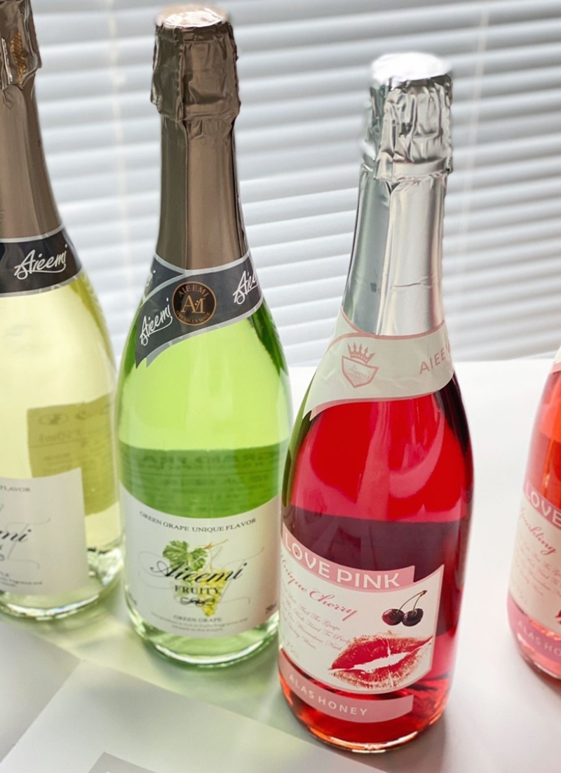任选2瓶网红哎蜜起泡酒果酒香槟750ml气泡酒两瓶包邮