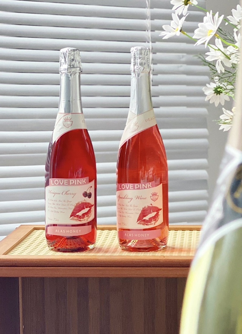 任选2瓶网红哎蜜起泡酒果酒香槟750ml气泡酒两瓶包邮