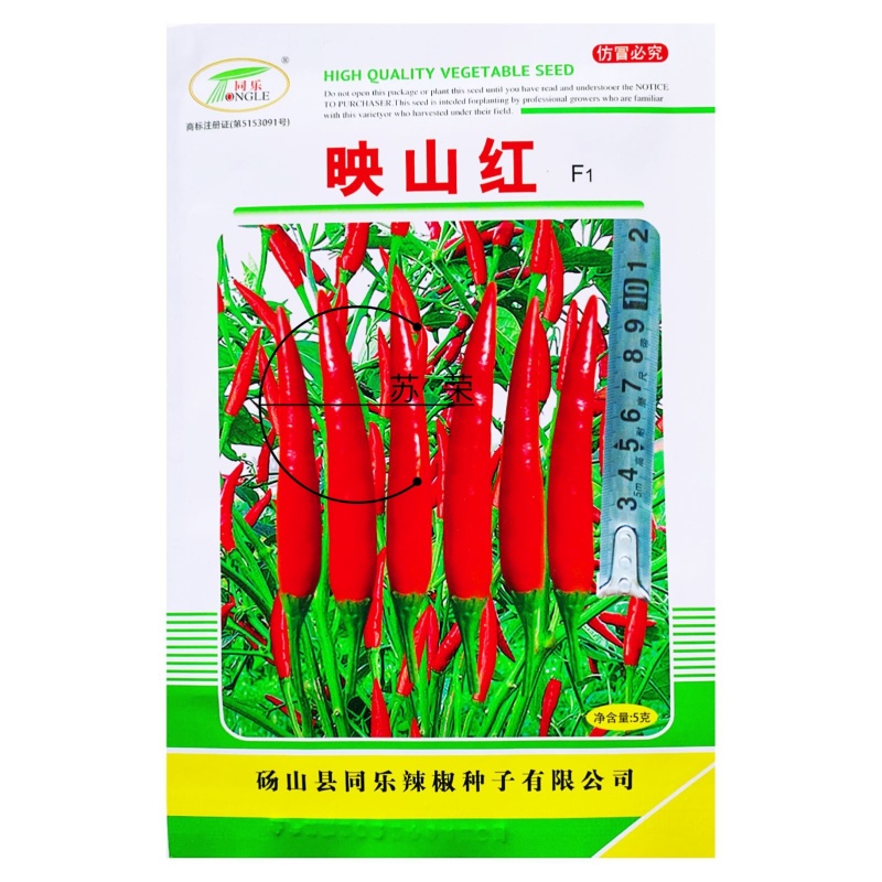 同乐映山红朝天椒种子早熟高产杂交超辣朝天种籽特辣红尖椒