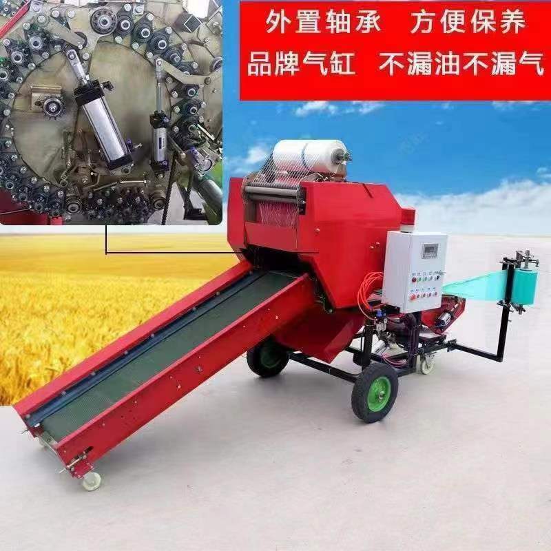 全自动青储皇储打捆包膜一体机