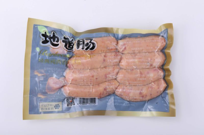 纯肉地道肠，纯猪肉500克/包8根，味道香醇，爆汁可口