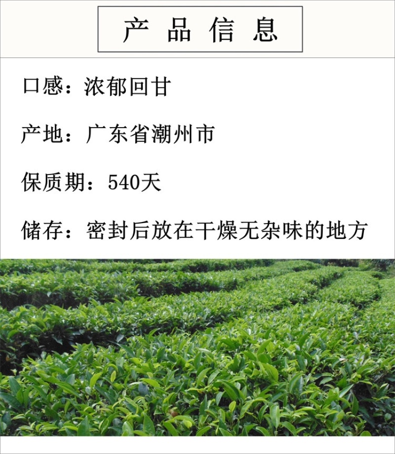 潮州特产凤凰单丛茶蜜兰香高山茶耐冲泡送礼佳品